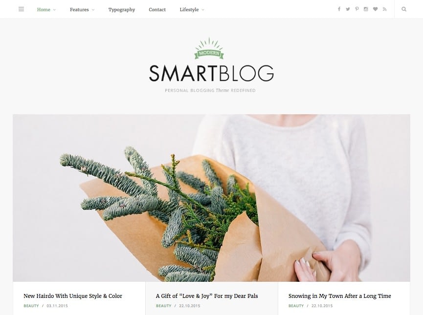 SmartBlog WordPress Theme