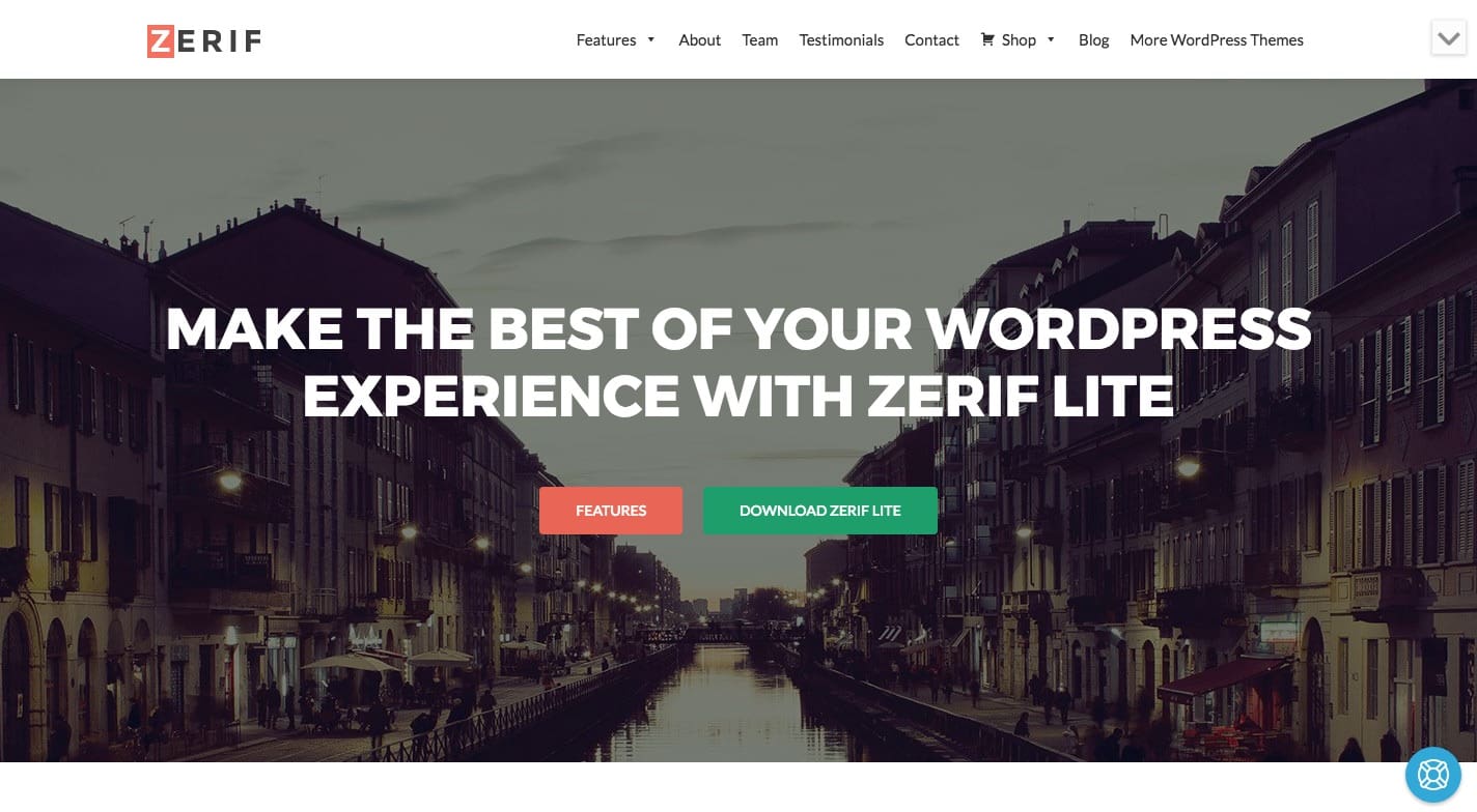 Zerif Lite  WordPress Theme
