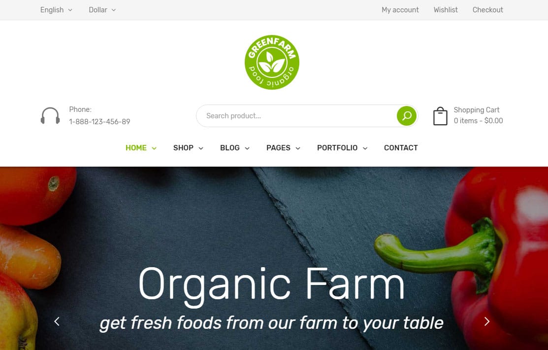 Organicfarm WordPress Theme