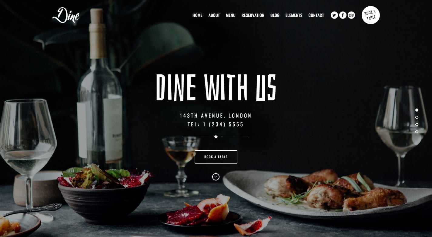 Dine WordPress Theme