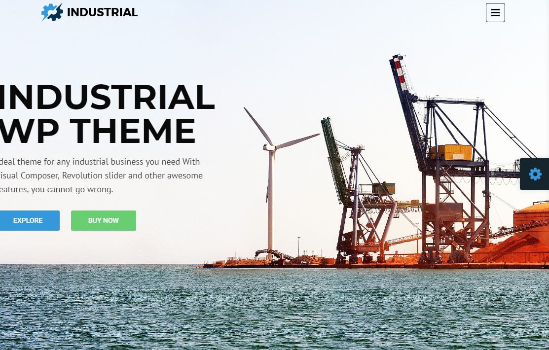 Industrial WordPress Theme
