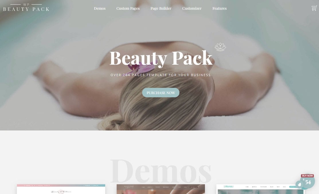 Beauty Pack WordPress Theme