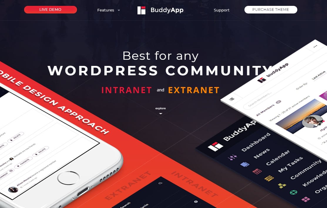 BuddyApp WordPress Theme