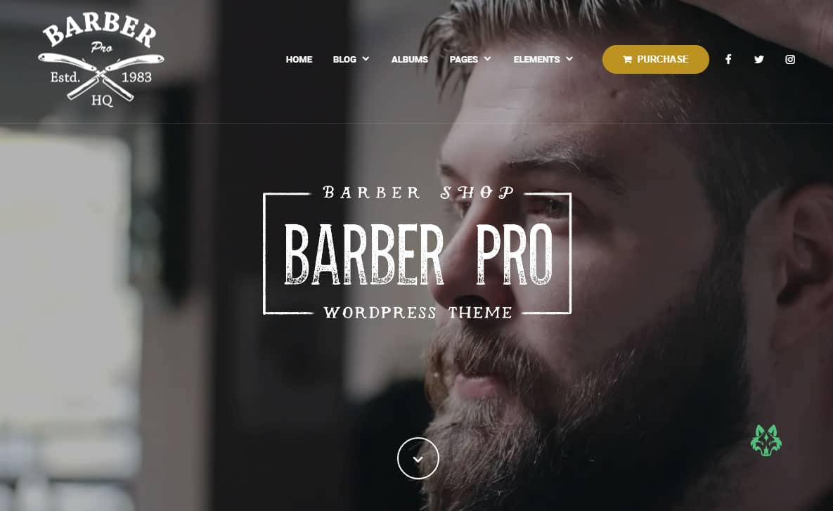 BarberPress WordPress Theme