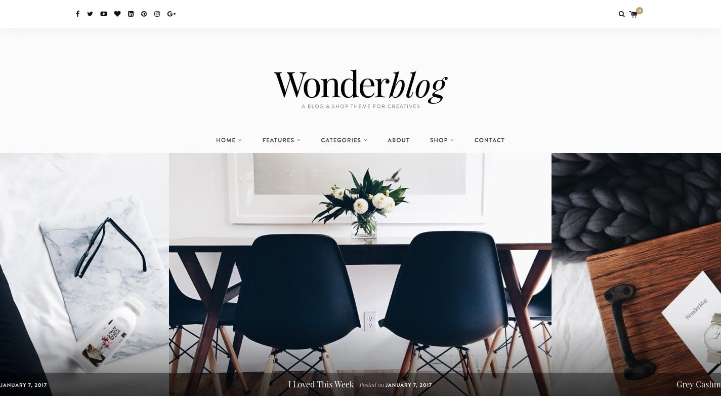 Wonderblog WordPress Theme