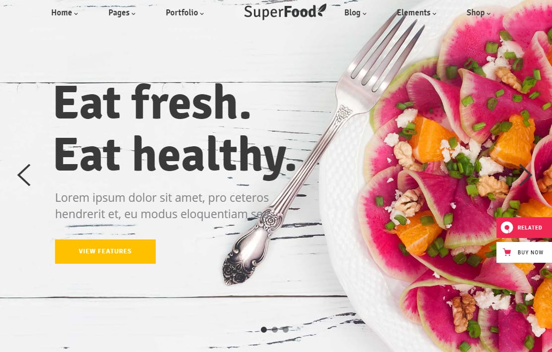 Superfood WordPress Theme