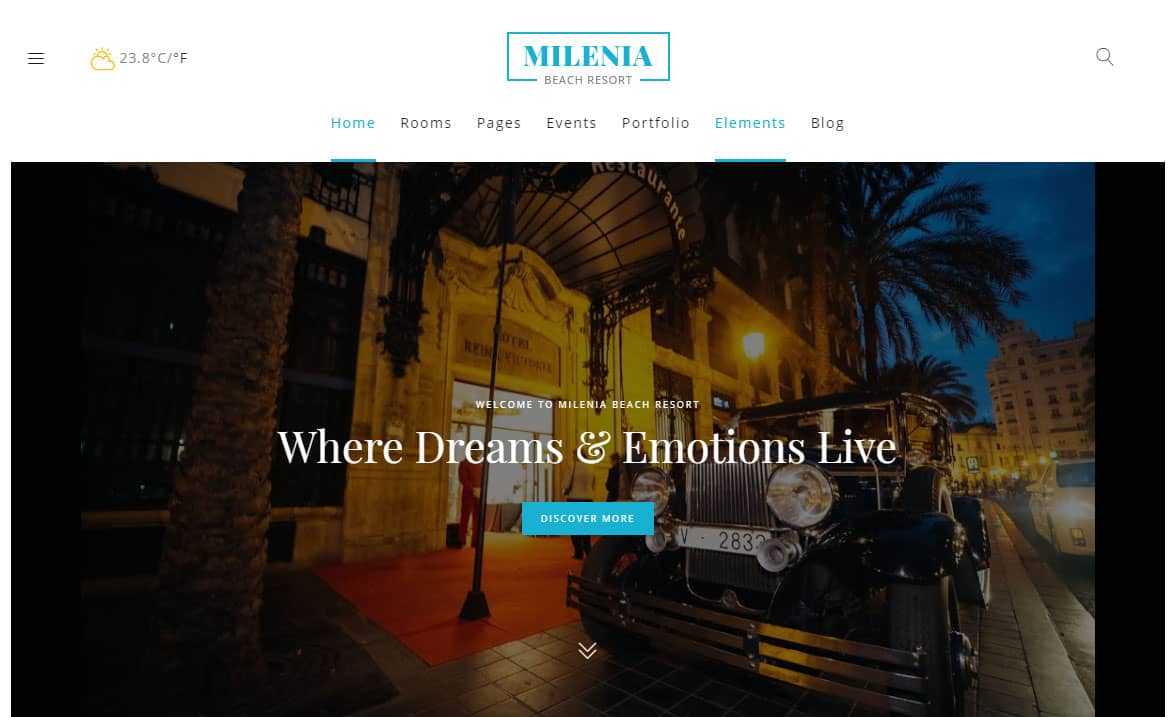 Milenia WordPress Theme