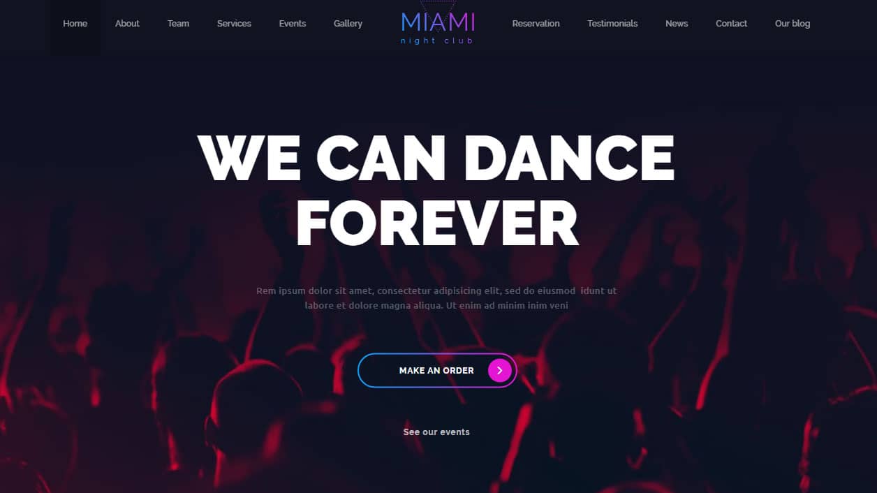 Miami WordPress Theme