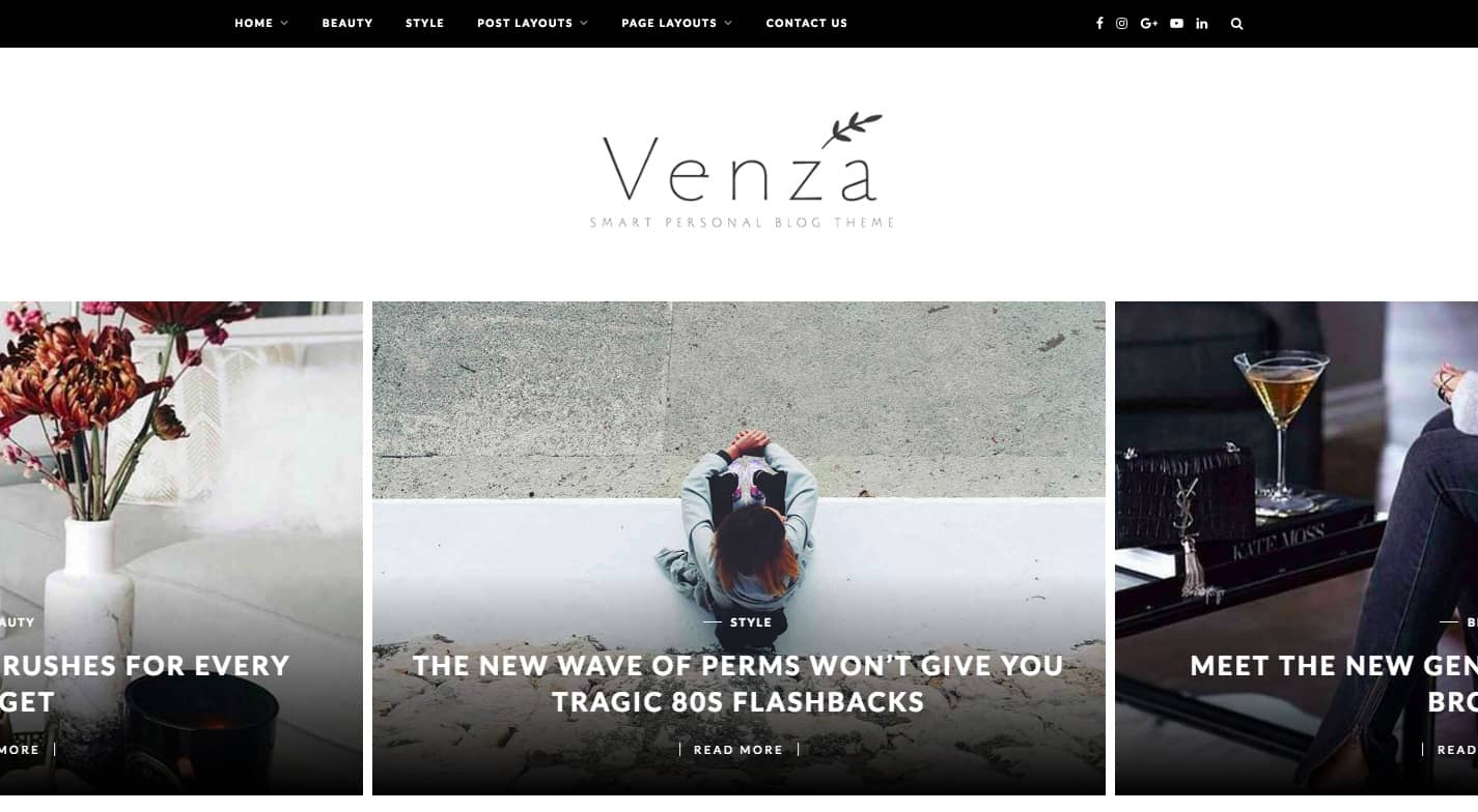 Venza WordPress Theme